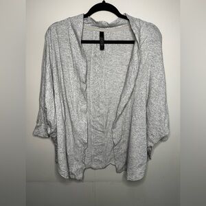 Women’s 90 Degree By Reflex 3/4 Sleeve Gray Cardigan Sweater Business Casual Sm